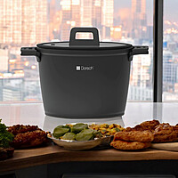 Dorsch Lifetime - Die-Cast Aluminum StockPot 24 cm – 6.8 Liter , Proglider Non-Stick Marble Ceramic Coated. Dorsch Lifetime - Die-Cast Aluminum StockPot 24 cm – 6.8 Liter , Proglider Non-Stick Marble Ceramic Coated.