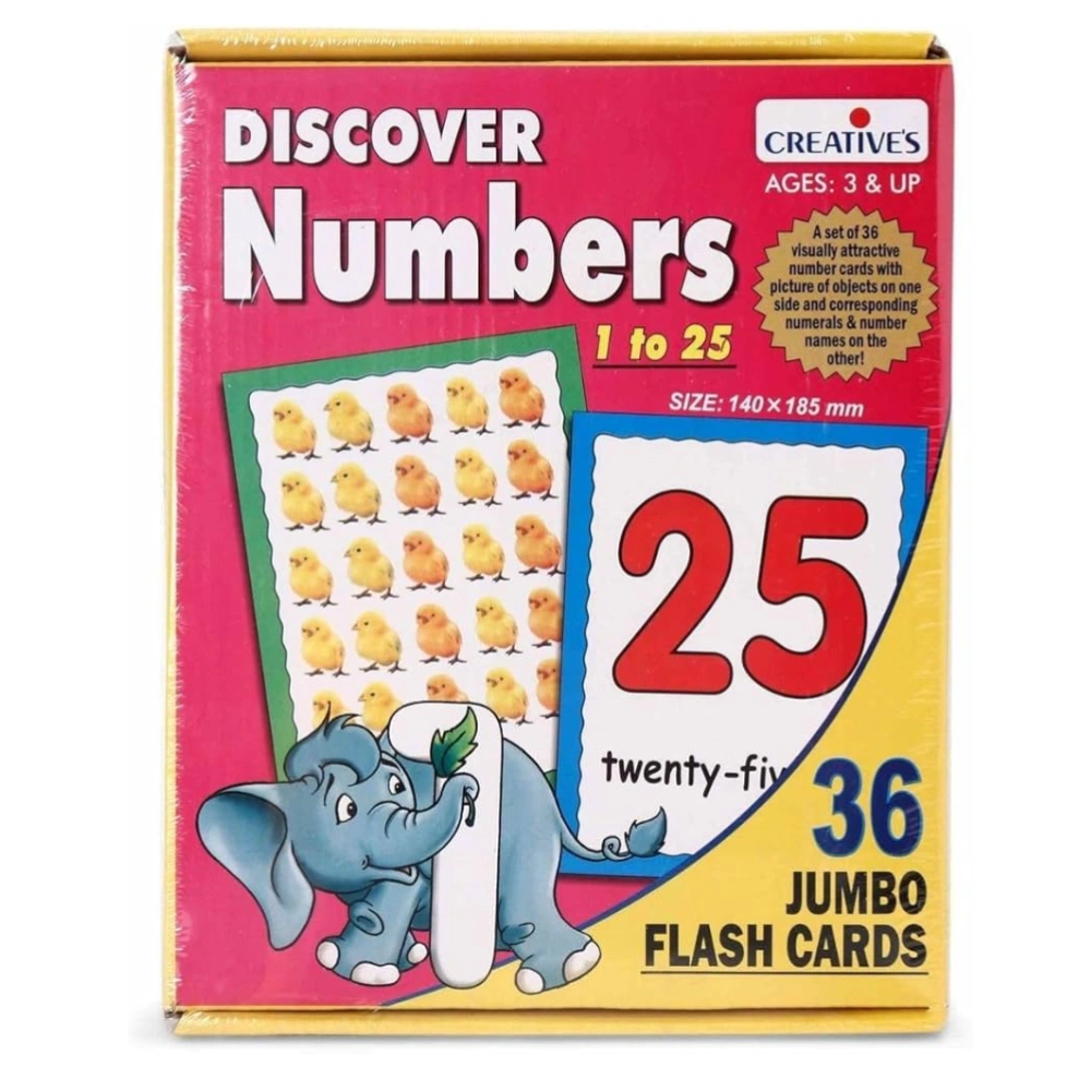 Creative Discover Numbers Flash Cards – An Engaging and Interactive Educational Tool for Early Numeracy and Math Skills Development