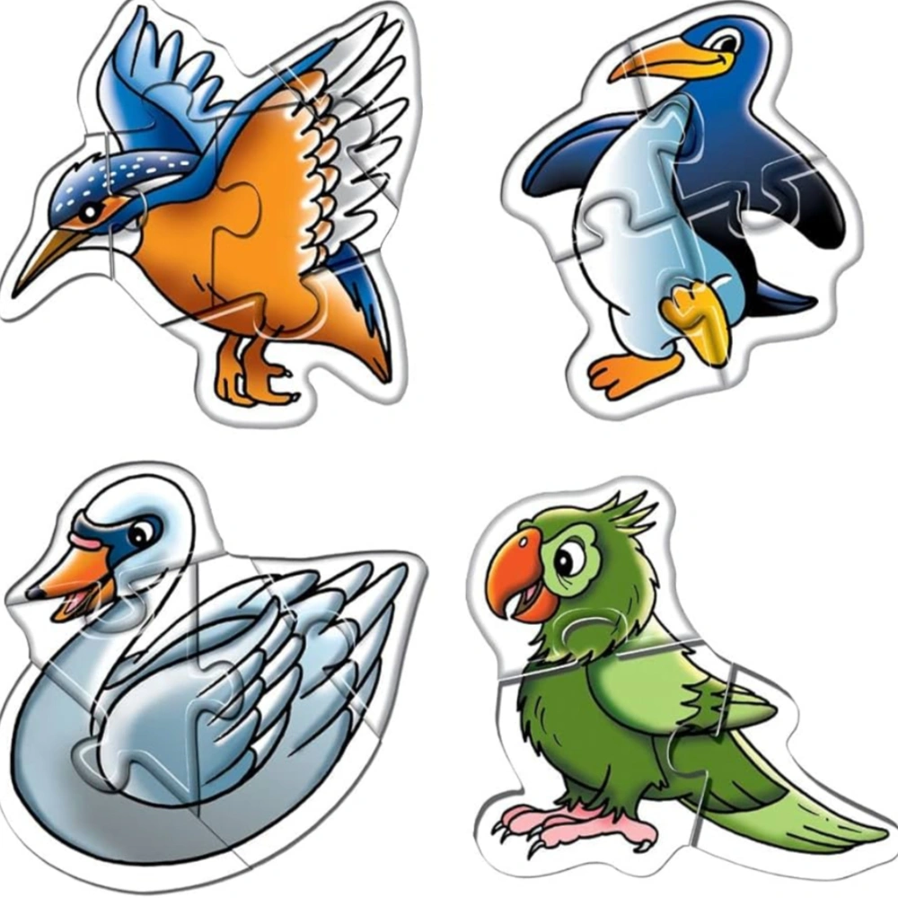 Creative Early Puzzles - Birds: Educational 6-Piece Puzzle Set for Young Learners to Explore the Fascinating World of Birds and Develop Cognitive Skills