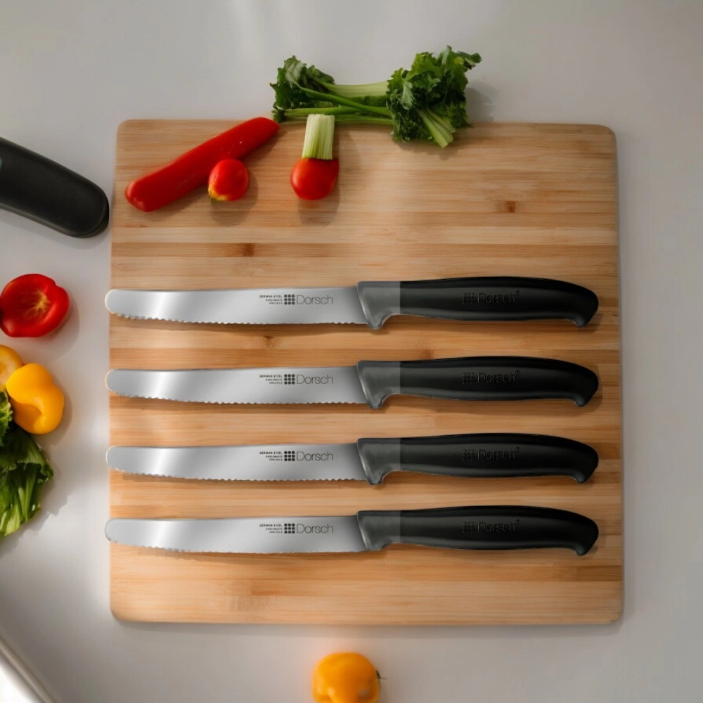 Dorsch Steak Knives Black โ 4pcs Dorsch Steak Knives Black โ 4pcs