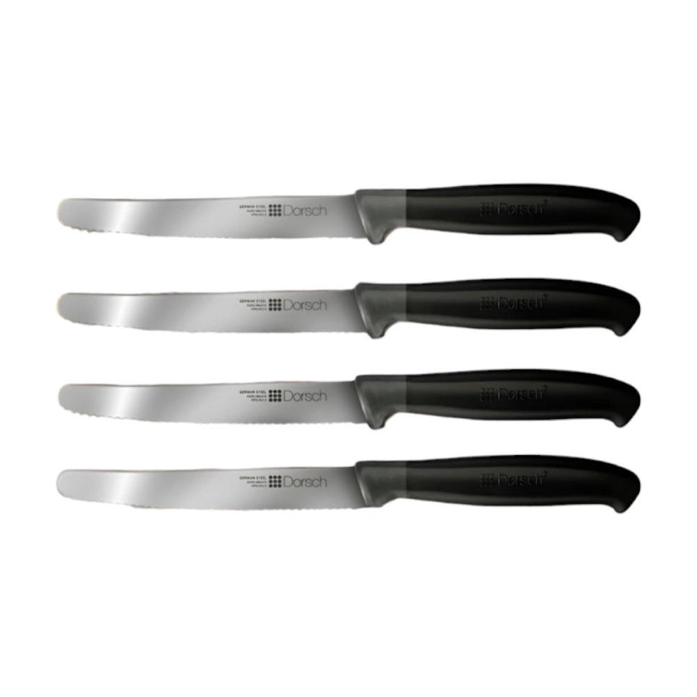 Dorsch Steak Knives Black โ 4pcs Dorsch Steak Knives Black โ 4pcs