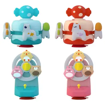 Baby Musical Toy Spin Ferris Wheel Music Box – Colorful Rotating Ferris Wheel with Soothing Lullabies, Light-Up Features
