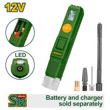 Jadever JDLN1512 Cordless Air Inflator – 12V Portable Tire Pump with Max Pressure 160 PSI / 11 Bar / 1100 kPa, LED Light, Auto Shut-Off Jadever JDLN1512 Cordless Air Inflator – 12V Portable Tire Pump with Max Pressure 160 PSI / 11 Bar / 1100 kPa, LED Light, Auto Shut-Off
