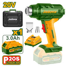JDKH1B01 20V Cordless Heat Gun Kit – Dual Temperature 300°C/550°C, Adjustable Airflow 100/200 L/min, Includes Reduction & Reflector Nozzles JDKH1B01 20V Cordless Heat Gun Kit – Dual Temperature 300°C/550°C, Adjustable Airflow 100/200 L/min, Includes Reduction & Reflector Nozzles