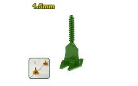 Tile Leveler System 1.5mm 100Pcs Bag โ Professional Floor and Wall Tile Leveling Spacer Clips, Reusable Tile Alignment Tool Made of Durable PP Material Tile Leveler System 1.5mm 100Pcs Bag โ Professional Floor and Wall Tile Leveling Spacer Clips, Reusable Tile Alignment Tool Made of Durable PP Material