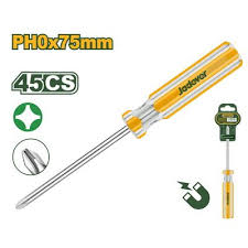 JADEVER JDSD6903 PH0 Precision Screwdriver Bit – Carbon Steel, Round Shank, 3.0mm Diameter, 75mm Length, PH0 Phillips Head, Durable & High-Precision JADEVER JDSD6903 PH0 Precision Screwdriver Bit – Carbon Steel, Round Shank, 3.0mm Diameter, 75mm Length, PH0 Phillips Head, Durable & High-Precision