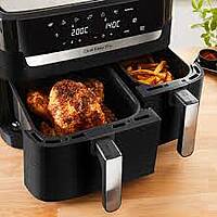 TEFAL Dual Easy Fry Air Fryer 8.3L – Dual Drawer Air Fryer with 2 Sizes