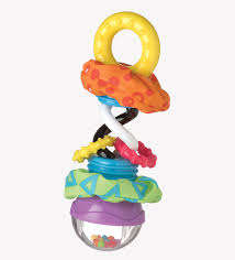 Playgro โ Super Shaker | Colorful Baby Rattle with Multi-Textured Handles, Gentle Chimes, and Sensory Stimulation for Auditory and Motor Skill Development Playgro โ Super Shaker | Colorful Baby Rattle with Multi-Textured Handles, Gentle Chimes, and Sensory Stimulation for Auditory and Motor Skill Development