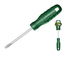 Jadever JDSD3954 Slotted Screwdriver SL 5.5 × 100 mm – 40CR Carbon Steel, Round Shank, Durable Flat-Head Precision Tip with Ergonomic Grip Jadever JDSD3954 Slotted Screwdriver SL 5.5 × 100 mm – 40CR Carbon Steel, Round Shank, Durable Flat-Head Precision Tip with Ergonomic Grip