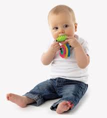 Playgro - Textured Teething Rattle