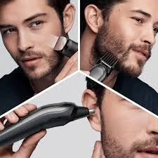 Braun MGK 7331 All-in-One Trimmer – 10-in-1 Multi Grooming Kit, Beard Trimmer, Hair Clipper, Body