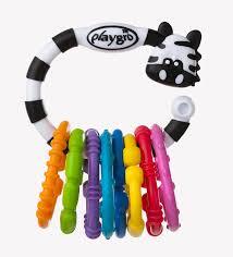 Playgro – Zebra 9 Links | Multi-Textured Linking Toy with Teether ...
