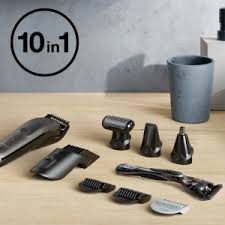 Braun MGK 7331 All-in-One Trimmer – 10-in-1 Multi Grooming Kit, Beard Trimmer, Hair Clipper, Body