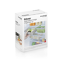 InnovaGoods Adjustable Fridge Organiser Friwer (Pack Of 2), V0103197 InnovaGoods Adjustable Fridge Organiser Friwer (Pack Of 2), V0103197