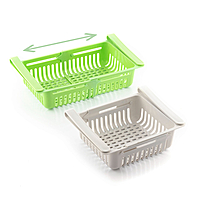 InnovaGoods Adjustable Fridge Organiser Friwer (Pack Of 2), V0103197 InnovaGoods Adjustable Fridge Organiser Friwer (Pack Of 2), V0103197