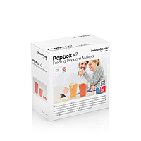 InnovaGoods Collapsible Silicone Popcorn Poppers Popbox (Pack Of 2), V0103138 InnovaGoods Collapsible Silicone Popcorn Poppers Popbox (Pack Of 2), V0103138