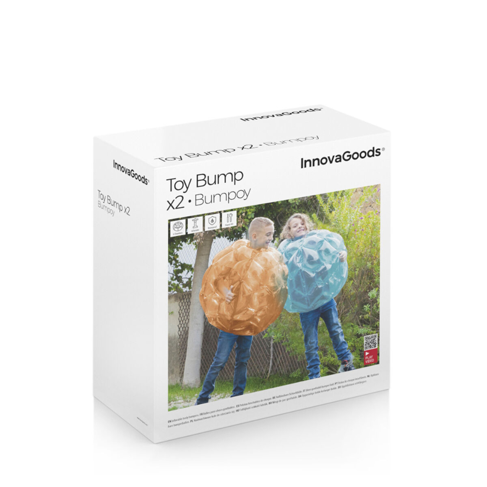 InnovaGoods Giant Inflatable Bumper Bubble Ball Bumpoy 2 Units, V0103706 InnovaGoods Giant Inflatable Bumper Bubble Ball Bumpoy 2 Units, V0103706