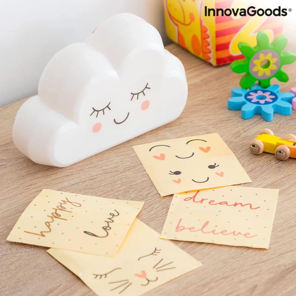 InnovaGoods Lamp With Rainbow Projector And Stickers Claibow, V0103348 InnovaGoods Lamp With Rainbow Projector And Stickers Claibow, V0103348