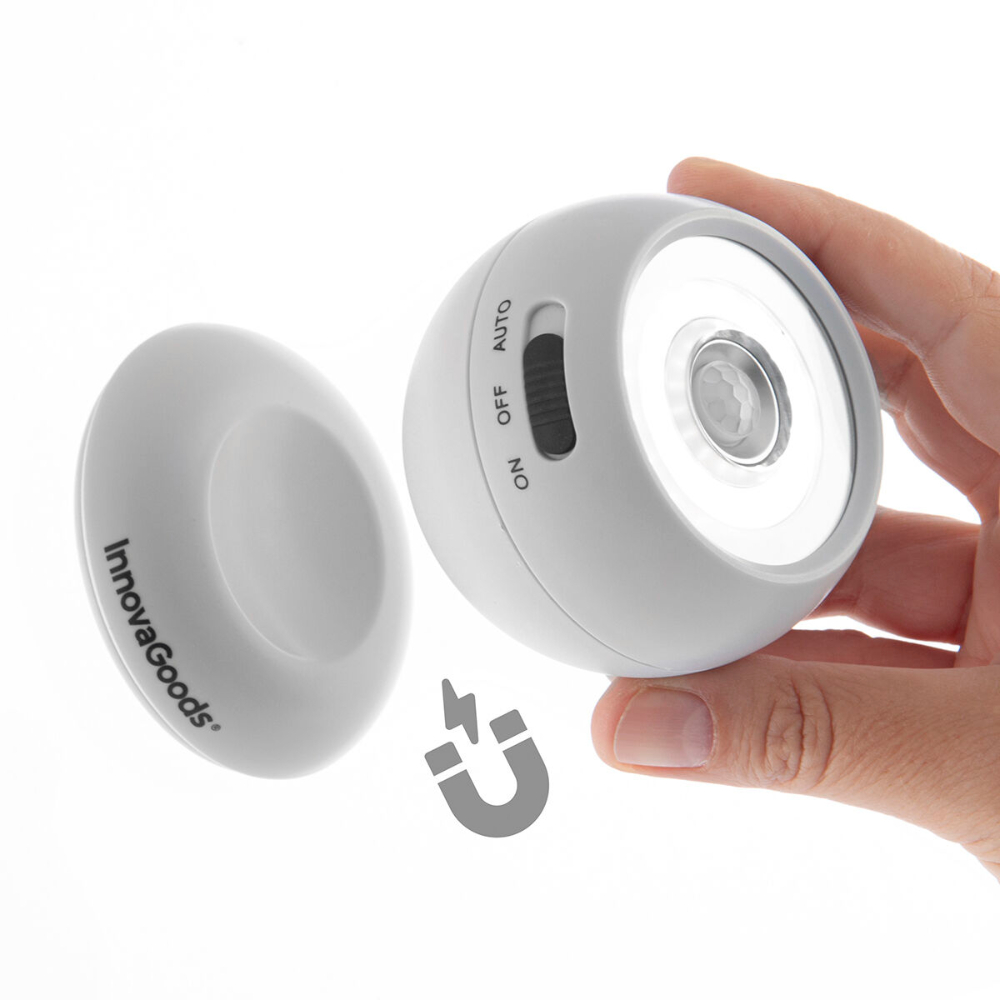 InnovaGoods Led Light With Movement Sensor Maglum, V0103264, Battery-powered (typically uses AAA or AA batteries, not included), Compact and portable (exact dimensions may vary) InnovaGoods Led Light With Movement Sensor Maglum, V0103264, Battery-powered (typically uses AAA or AA batteries, not included), Compact and portable (exact dimensions may vary)