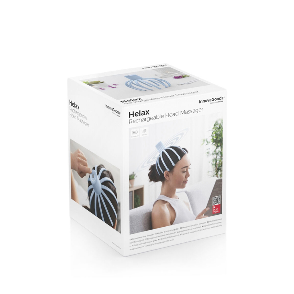 InnovaGoods Massager With Rechargeable Head Helax, V0103305 InnovaGoods Massager With Rechargeable Head Helax, V0103305