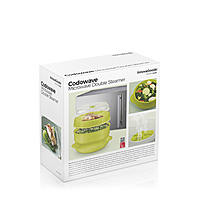InnovaGoods Microwave Double Steamer Codowave, V0101128 InnovaGoods Microwave Double Steamer Codowave, V0101128