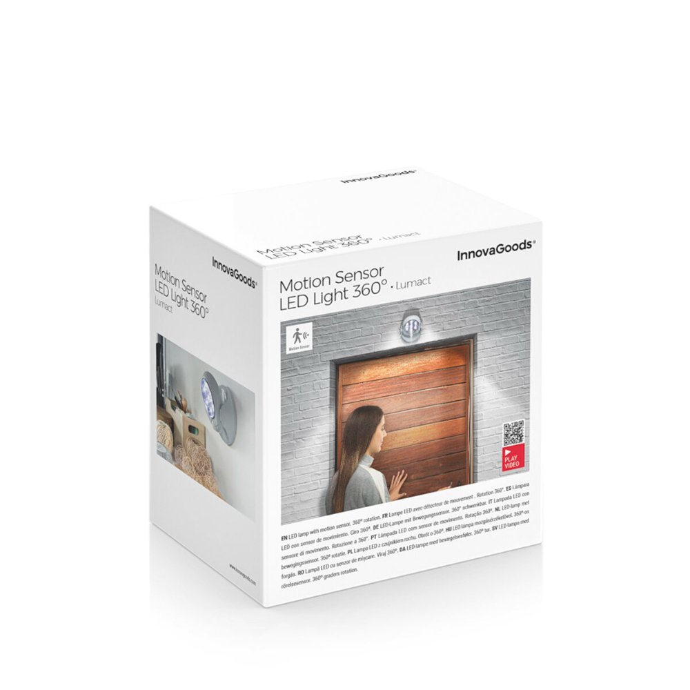 InnovaGoods Motion Sensor Led Lamp Lumact 360, V0103582 InnovaGoods Motion Sensor Led Lamp Lumact 360, V0103582