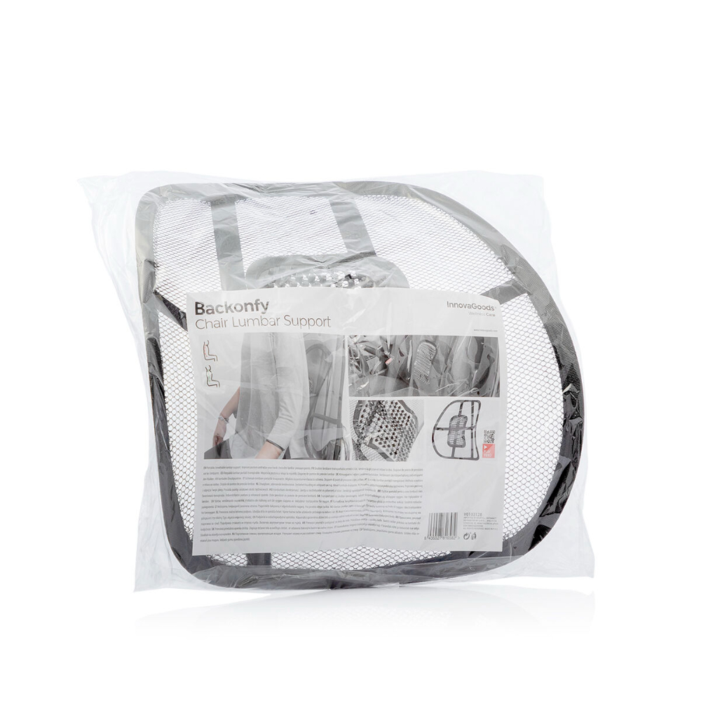 InnovaGoods Portable Breathable Lumbar Support Backonfy, V0103128 InnovaGoods Portable Breathable Lumbar Support Backonfy, V0103128