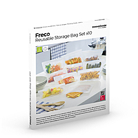 InnovaGoods Reusable Food Bag Set Freco 10 Pieces, V0103074 InnovaGoods Reusable Food Bag Set Freco 10 Pieces, V0103074
