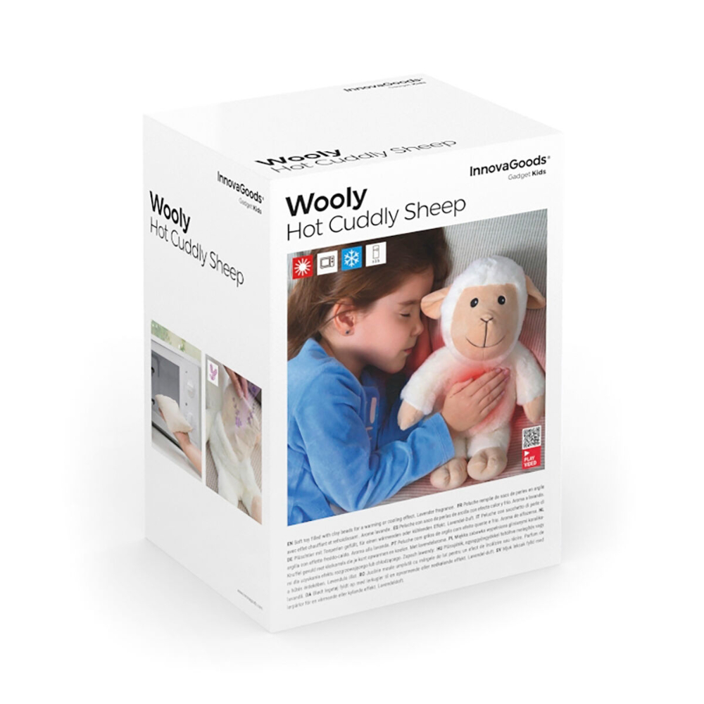 InnovaGoods Sheep Soft Toy With Warming And Cooling Effect Wooly, V0103167 InnovaGoods Sheep Soft Toy With Warming And Cooling Effect Wooly, V0103167