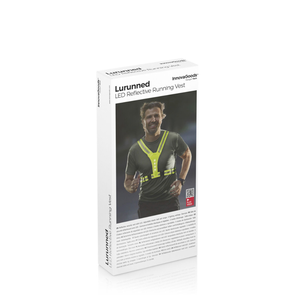 InnovaGoods Sports Harness With Led Lights Lurunned, V0101120 InnovaGoods Sports Harness With Led Lights Lurunned, V0101120