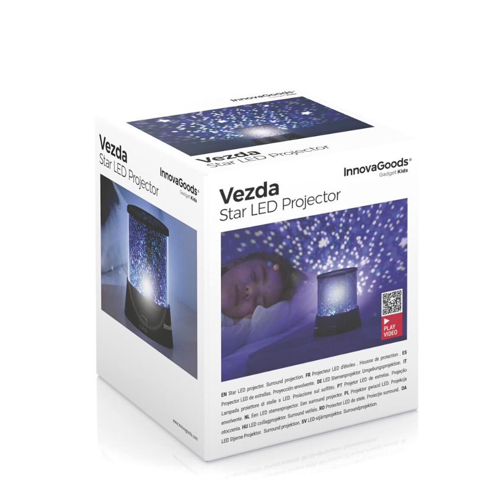 InnovaGoods Star Led Projector Vezda, V0103544 InnovaGoods Star Led Projector Vezda, V0103544