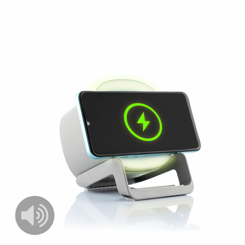 InnovaGoods Wireless Speaker-Charger With Led Souwis, V0103829 InnovaGoods Wireless Speaker-Charger With Led Souwis, V0103829