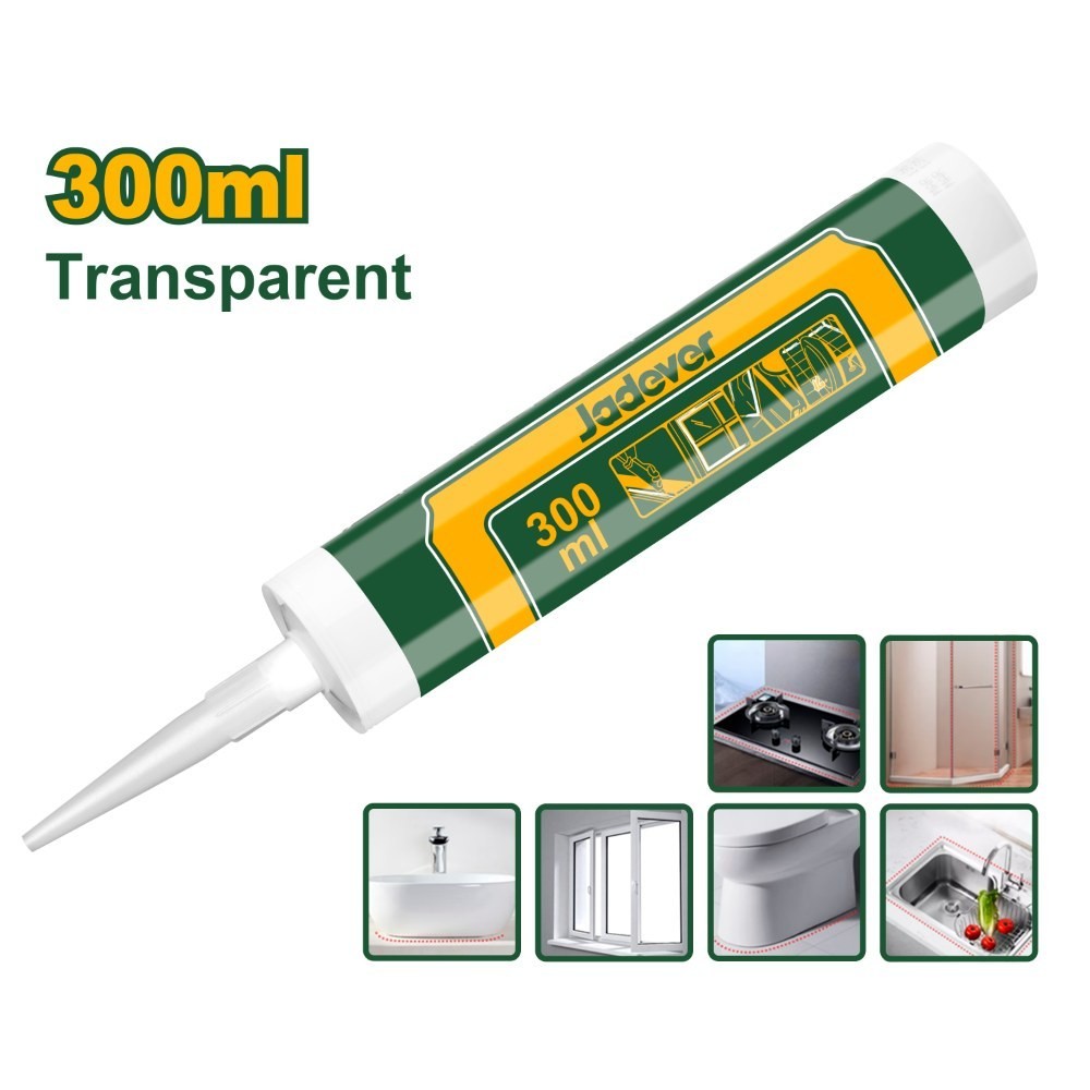 Transparent Neutral Silicone Sealant โ 300ml | Mildew Resistant, Durable & Flexible | One-Year Guarantee Transparent Neutral Silicone Sealant โ 300ml | Mildew Resistant, Durable & Flexible | One-Year Guarantee