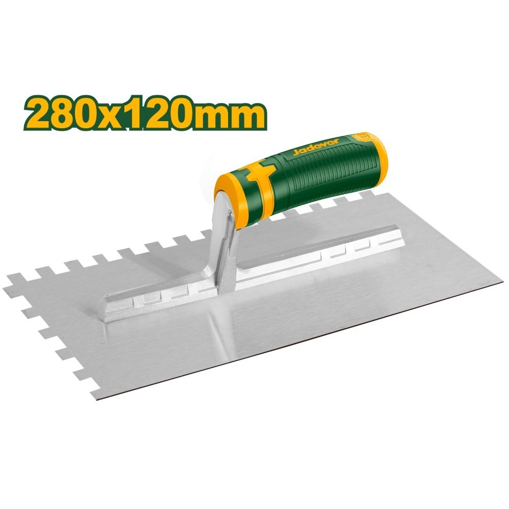 Plastering Trowel with Teeth 280×120mm – مالج مسنن for Tile Adhesive, Mortar & Grout Application