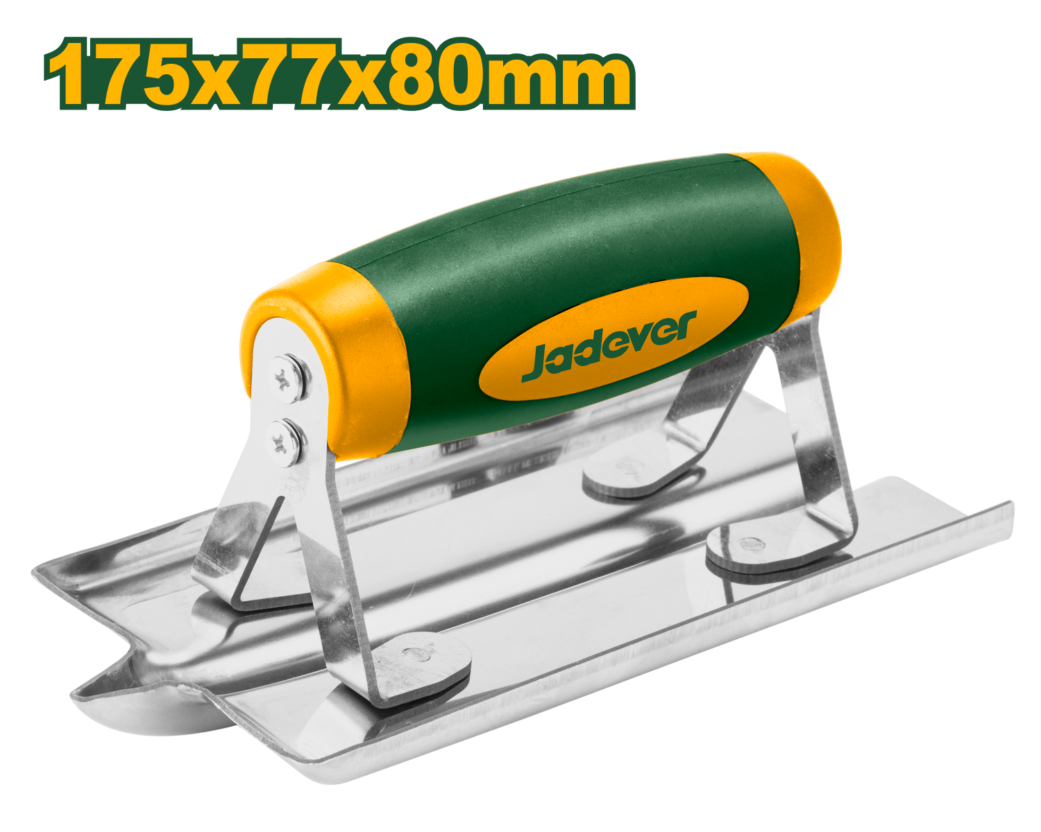 JADEVER JDPE3317 – Stainless Steel Concrete Groover & Joint-Slotting Tool 175 × 77 × 80 mm for 15 mm Wide by 12 mm Deep Slots