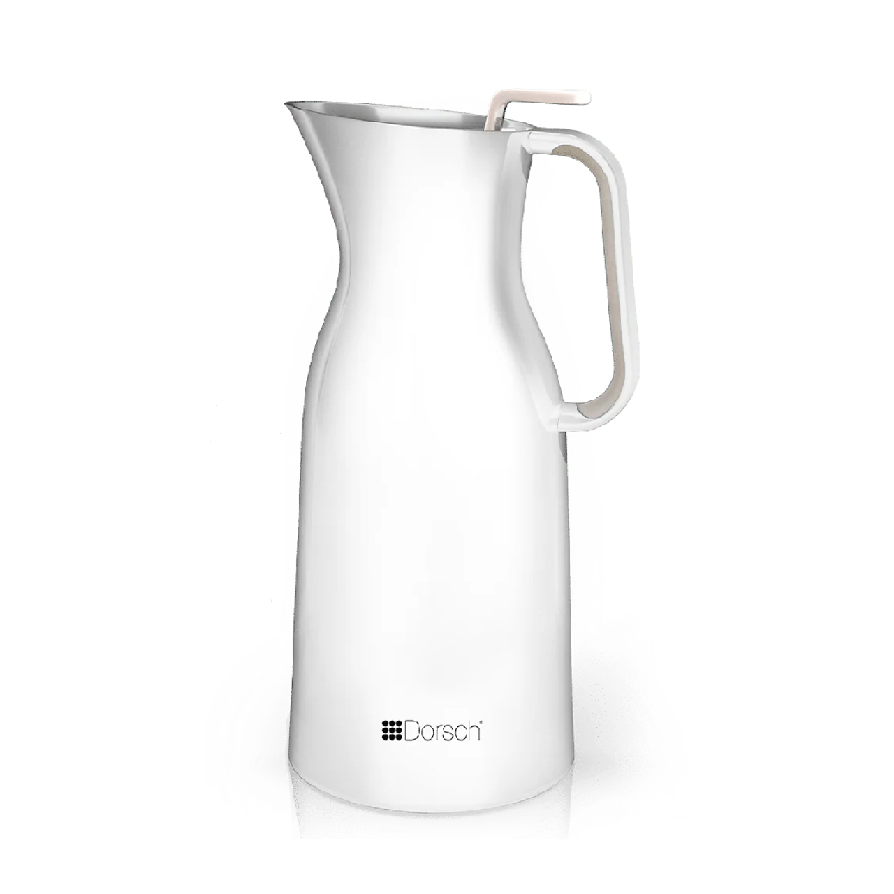 Dorsch Premium Vacuum Jug White 1L โ Double-Wall Thermal Insulated Beverage Server with 12โ24 Hour Heat & Cold Retention Dorsch Premium Vacuum Jug White 1L โ Double-Wall Thermal Insulated Beverage Server with 12โ24 Hour Heat & Cold Retention