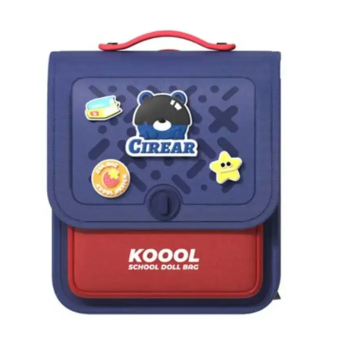 PICOCICI K58 Kids Backpack – Durable Waterproof Rubber Material with Unique Personality-Highlighting Designs, Customizable Interchangeable Pins, and Convenient Side Pockets