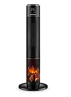AGA Tower Heater 2‑Speed (1000 W / 2000 W) – Remote Controlled Touch‑Screen Ceramic Tower Heater with Oscillation, On/Off Patio Function & Programmable Timer
