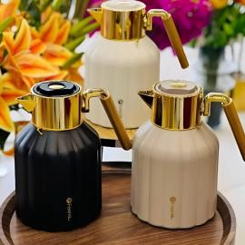 Buy One Get One FEENIK-Vacuum Flask Jug Thermos For Hot & Cold 1L-Gray and White