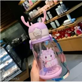 Buy One Get One Deer antler cup For Kids School Violet and Pink