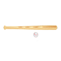 Misco Toys - Bat-n-Ball (61cm) Misco Toys - Bat-n-Ball (61cm)