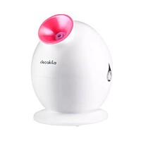 Decakila Facial Steamer 280W One-Touch Operation PTC Ceramic Heater is Used Removable Water Tank Anti-Slip Foot Design KEFS001W Decakila Facial Steamer 280W One-Touch Operation PTC Ceramic Heater is Used Removable Water Tank Anti-Slip Foot Design KEFS001W