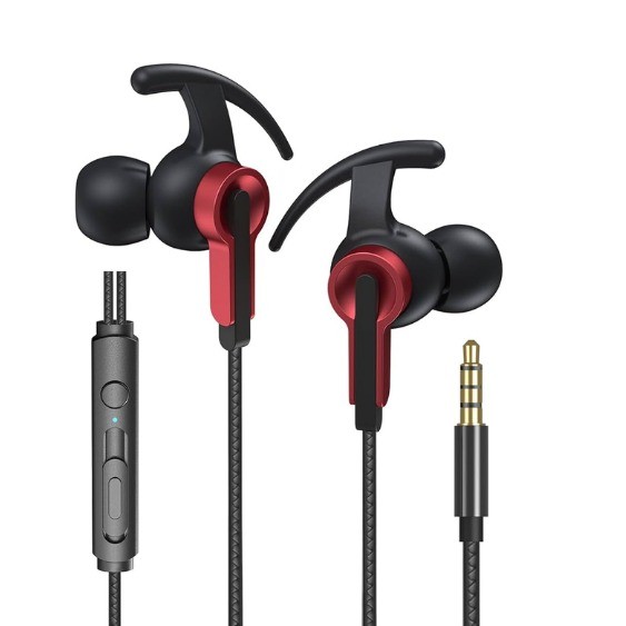 MOXOM MX-EP34 Premium High-Quality Stereo Wired Earphones – 10mm Dynamic Speaker Drivers, 32Ω Impedance, 110dB Sensitivity, 20Hz–20KHz Frequency Response, 1.2m Tangle-Free Cable