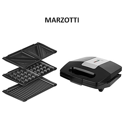 Marzotti Sandwich Maker 3-in-1 Grill / Waffle / Sandwich MZSG1B