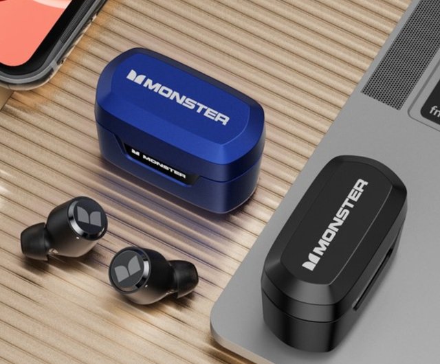 Monster Airmars XKT05 Wireless Gaming Headphone (Dark Blue) – Stylish Low-Latency Bluetooth 5.2 Headset with Type-C Fast Charging, 1.5 Hours Playtime, 320mAh Charging Case Monster Airmars XKT05 Wireless Gaming Headphone (Dark Blue) – Stylish Low-Latency Bluetooth 5.2 Headset with Type-C Fast Charging, 1.5 Hours Playtime, 320mAh Charging Case