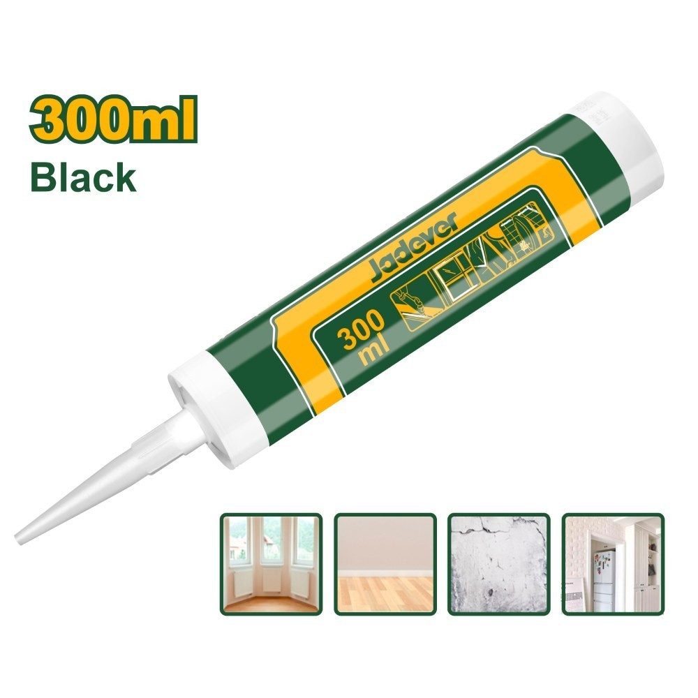 Black Acrylic Sealant – 300ml | Smooth Finish, Flexible & Paintable | One-Year Guarantee Black Acrylic Sealant – 300ml | Smooth Finish, Flexible & Paintable | One-Year Guarantee