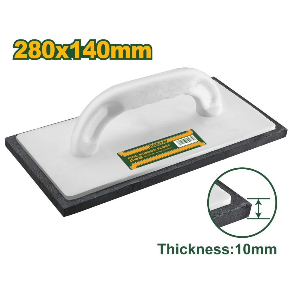 Fine Rubber Float 280×140mm – Soft EVA مفرك كوتشوك ناعم for Smooth Plastering, Tiling & Surface