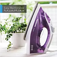 Panasonic NI-M300TVTW 1800W Steam Iron with Titanium-Coated Soleplate, Powerful Steam Burst, Anti-Calc System, and Vertical Steaming for Effortless Wrinkle Removal