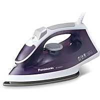 Panasonic NI-M300TVTW 1800W Steam Iron with Titanium-Coated Soleplate, Powerful Steam Burst, Anti-Calc System, and Vertical Steaming for Effortless Wrinkle Removal