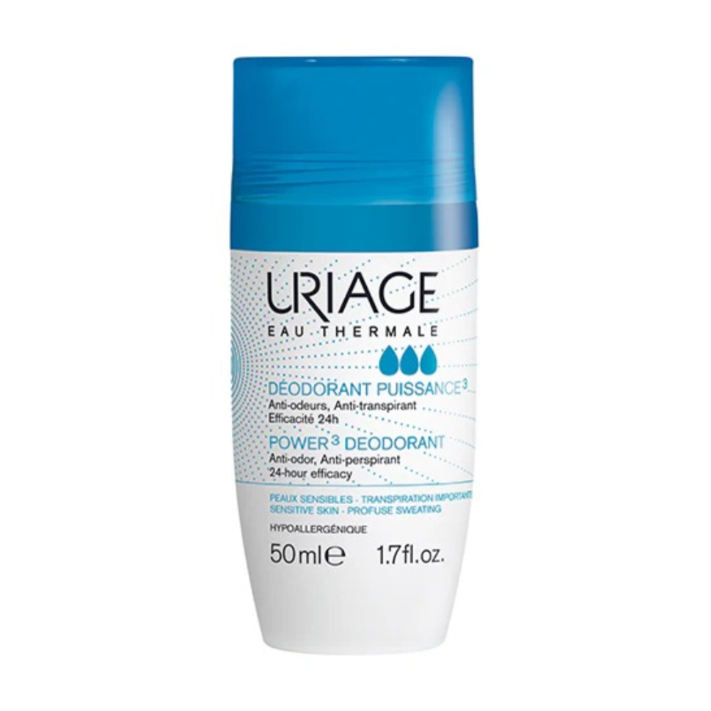 Uriage Déodorant Puissance 3 Roll-On 32146 – Triple-Action Deodorant for Intense 24-Hour Protection Uriage Déodorant Puissance 3 Roll-On 32146 – Triple-Action Deodorant for Intense 24-Hour Protection